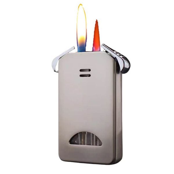 Bật lửa khò 2 chế độ lửa nhìn được gas