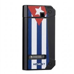 Bật lửa Honest khò 1 tia nắp mở tự động kèm đục Cigar BCZ 836