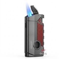 Bật lửa ga Honest khò 3 tia chéo kèm đục BCZ 795
