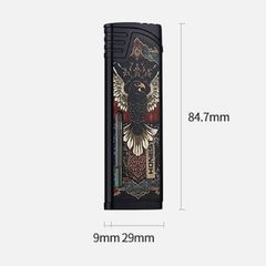 Bật lửa gas chính hãng Honest khò 1 tia kiểm soát nhiệt siêu mỏng BCZ343