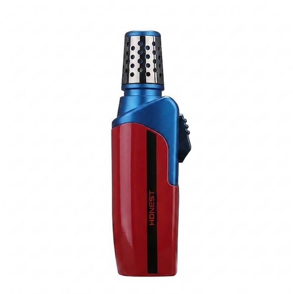 Bật lửa gas chính hãng Honest khò 1 tia lớn có ô cửa trong suốt BCZ 855