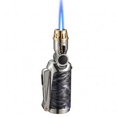 Bật lửa gas Jobon khò 1 tia cổ xoay kèm khóa gas và chế độ rảnh tay ZB-512