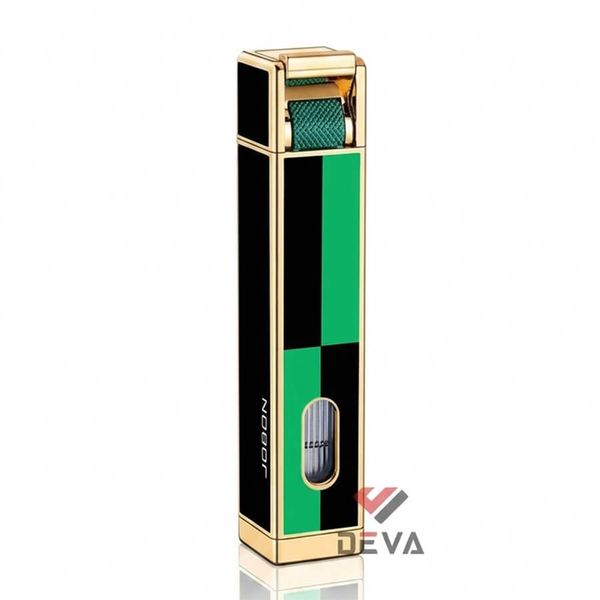 Bật lửa chính hãng Jobon khò 1 tia có ô cửa quan sát gas ZB 335