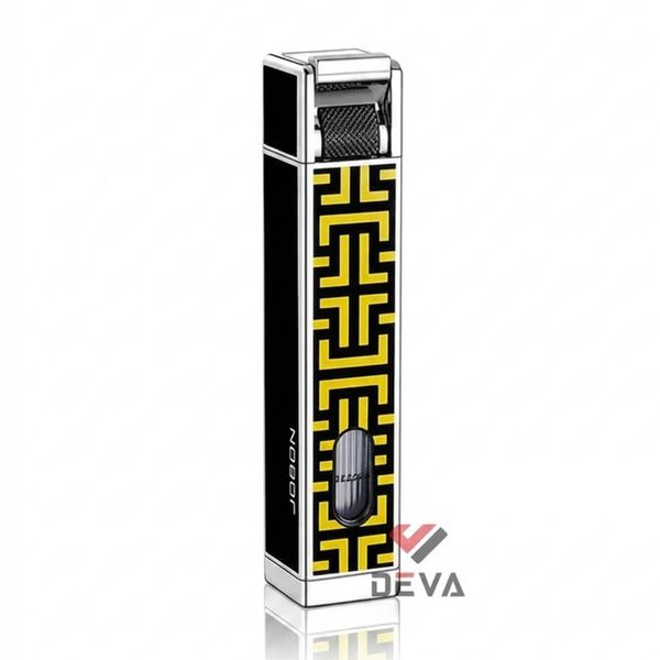 Bật lửa chính hãng Jobon khò 1 tia có ô cửa quan sát gas ZB 335