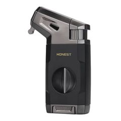 Bật lửa ga Honest khò 1 tia kèm dao cắt chữ V BCZ 803