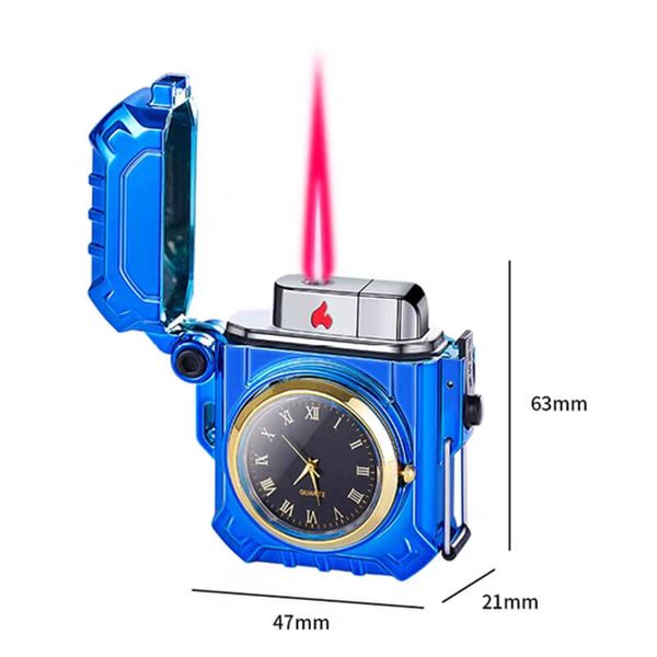 Bật lửa gas khò 1 tia kèm đồng hồ BDH 053