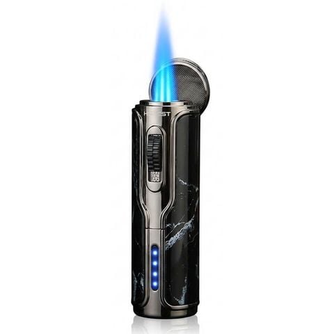 Bật lửa ga điện Honest khò 3 tia kèm đục BCZ 792