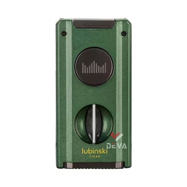 Bật lửa Lubinski khò 2 tia kèm dao cắt chữ V và đục Cigar YJA 10060