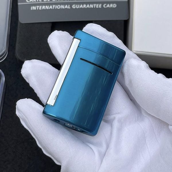 ST Dupont Minijet Briquet Blue DPK21