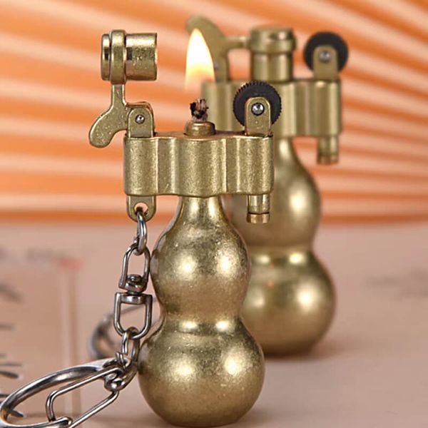 Bật lửa xăng đá Dolphin hình quả hồ lô phước lành HY-738