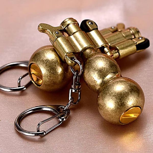 Bật lửa xăng đá Dolphin hình quả hồ lô phước lành HY-738