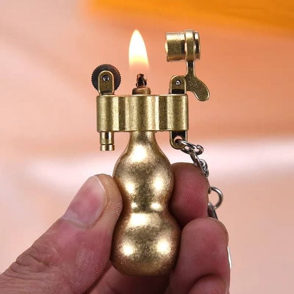 Bật lửa xăng đá Dolphin hình quả hồ lô phước lành HY-738