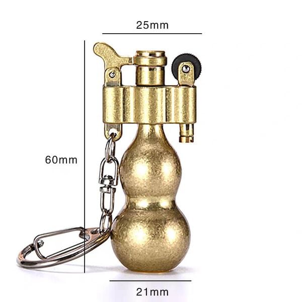 Bật lửa xăng đá Dolphin hình quả hồ lô phước lành HY-738