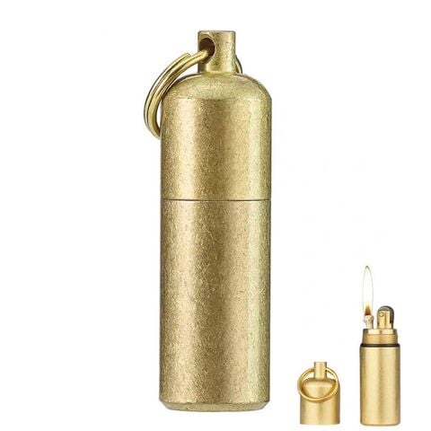 Bật lửa móc khóa xăng đá đồng Kuboy K17