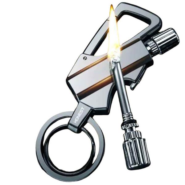 Bật lửa diêm xăng kiêm móc khóa Honest BCK2