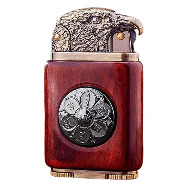 Bật lửa Zorro ốp gỗ chim đại bàng Z591