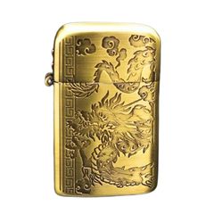 Bật Lửa Ronson Khắc Sâu Rồng Bay Lượn R10