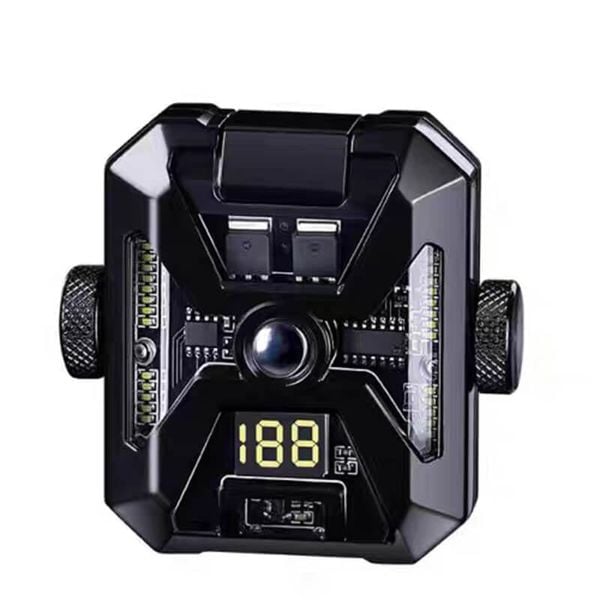 Bật lửa sạc điện 2 tia lửa chéo kèm đèn LED đa năng BLD02