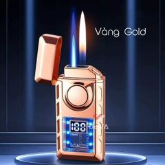Bật lửa gas sạc điện 2 kiểu lửa đèn LED TH-633