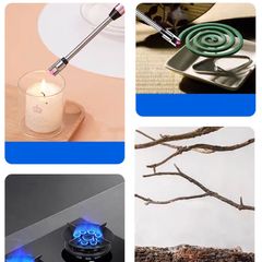 Bật lửa điện tia plasma có cán xoay 360 mồi bếp MB1