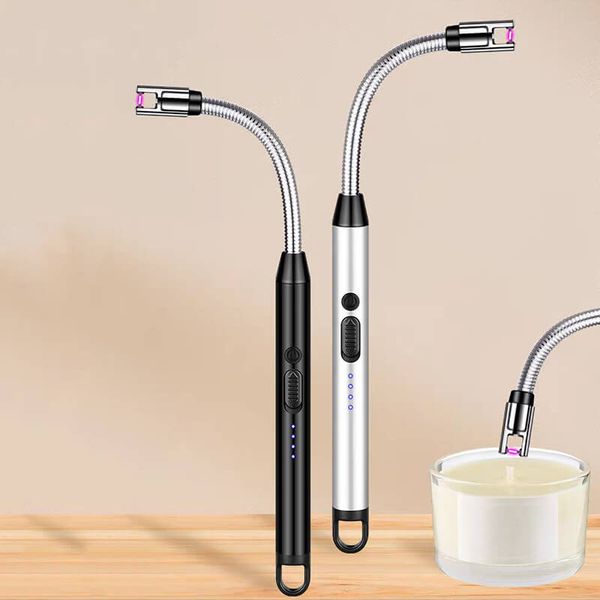 Bật lửa điện tia plasma có cán xoay 360 mồi bếp MB1