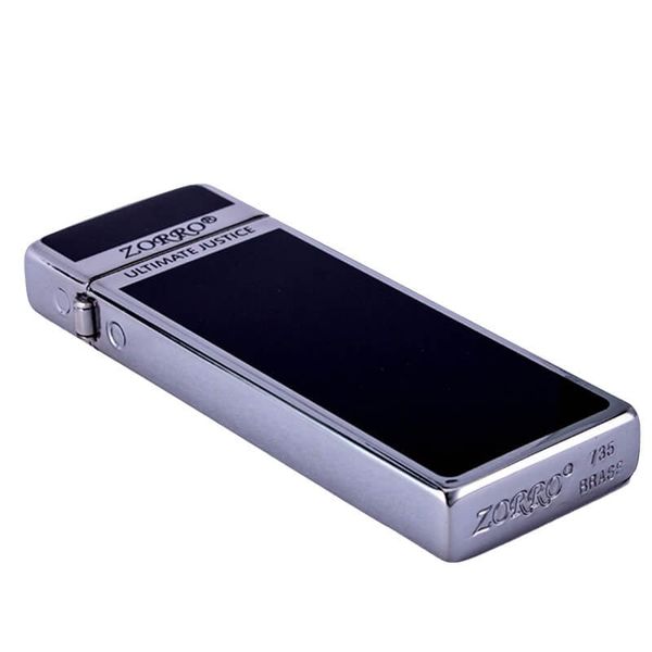 Bật lửa xăng đá chính hãng Zorro dáng nhỏ siêu mỏng Z735