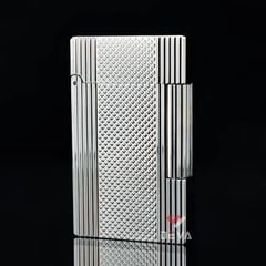 Dupont 2 Lửa Kẻ Sọc Bên Hoạ Tiết Vân Kim Cương D148