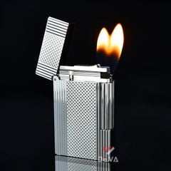 Dupont 2 Lửa Kẻ Sọc Bên Hoạ Tiết Vân Kim Cương D148