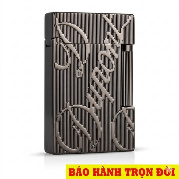Bật lửa ST Dupont Hong Kong chữ nổi màu vàng D92