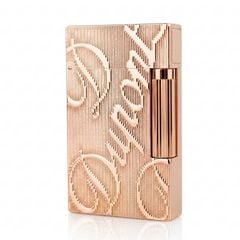 Bật lửa ST Dupont Hong Kong chữ nổi màu vàng D92