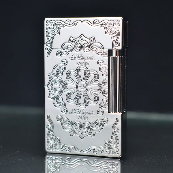 Dupont Hồng Kông Khắc Chìm Hoa Văn Cổ Điến D28