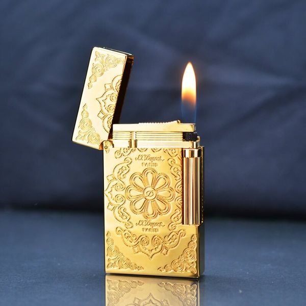 Dupont Hồng Kông Khắc Chìm Hoa Văn Cổ Điến D28