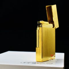 Bật lửa Dupont Hong Kong vân xước mịn không viền D15