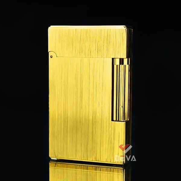 Bật lửa Dupont Hong Kong vân xước mịn không viền D15