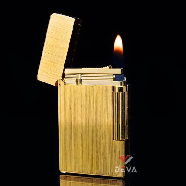 Bật lửa Dupont Hong Kong vân xước mịn không viền D15