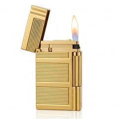 Bật lửa Dupont vàng kẻ ngang D104