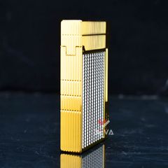 Dupont Hồng Kông Vân Sóng Nổi Kẻ Sọc Dọc Viền D149