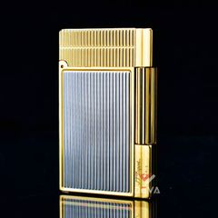 Dupont Hồng Kông Vân Sóng Nổi Kẻ Sọc Dọc Viền D149