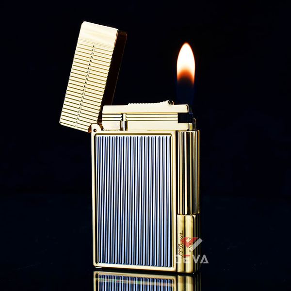 Dupont Hồng Kông Vân Sóng Nổi Kẻ Sọc Dọc Viền D149