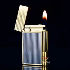 Dupont Hồng Kông Vân Sóng Nổi Kẻ Sọc Dọc Viền D149