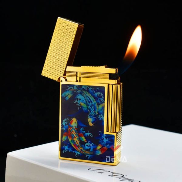 Dupont Hồng Kông Sơn Mài Chủ Đề Cá Koi D134