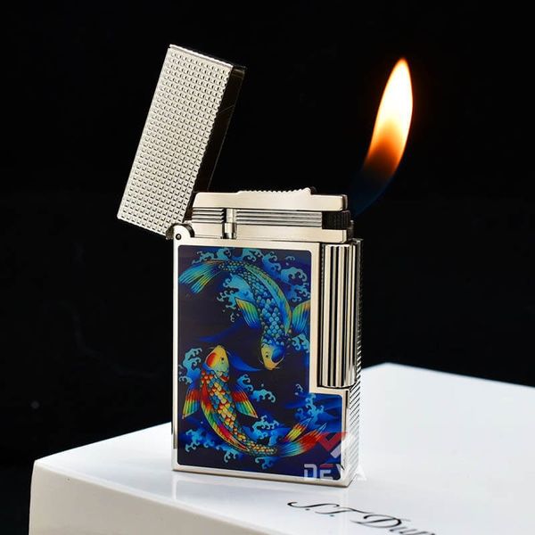 Dupont Hồng Kông Sơn Mài Chủ Đề Cá Koi D134