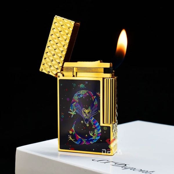 Dupont Hồng Kông Sơn Mài Chủ Đề Rồng Châu Á D126