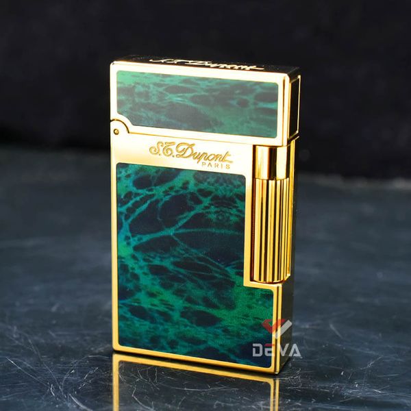 Dupont Hồng Kông Sơn Mài Hoạ Tiết Vân Đá Xanh Lục D38