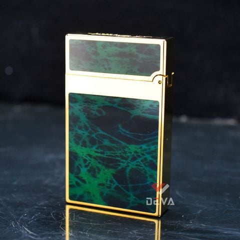 Dupont Hồng Kông Sơn Mài 2 Lửa Chủ Đề Vân Đá Xanh Lục D2C21