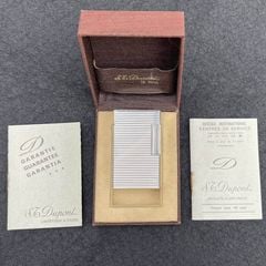 S.T. Dupont Ligne 1 (1 Lỗ Cao) - Bọc Vàng 20 Microns - Thiết Kế Classic Sang Trọng DPH30