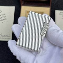 S.T. Dupont Ligne 1 (1 Lỗ Cao) - Bọc Vàng 20 Microns - Thiết Kế Classic Sang Trọng DPH30