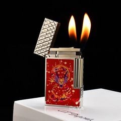 Dupont Hồng Kông Sơn Mài Chủ Đề Rồng Châu Á D126