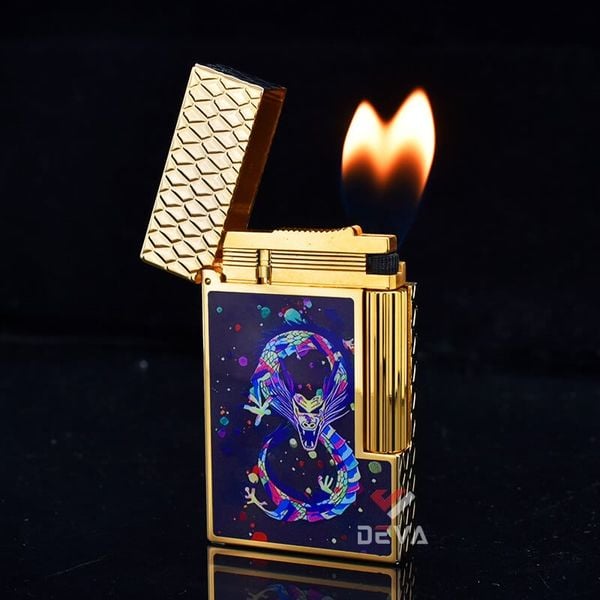 Dupont Hồng Kông Sơn Mài Chủ Đề Rồng Châu Á D126