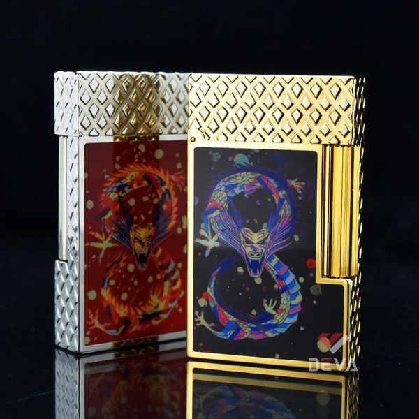 Dupont Hồng Kông Sơn Mài Chủ Đề Rồng Châu Á D126